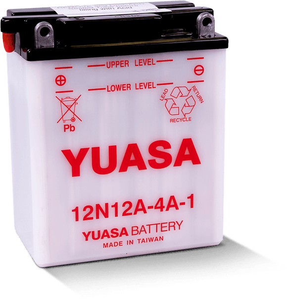 Yuasa 12N12A-4A-1 Conventional 12 Volt Battery