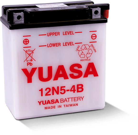 Yuasa 12N5-4B Conventional 12 Volt Battery