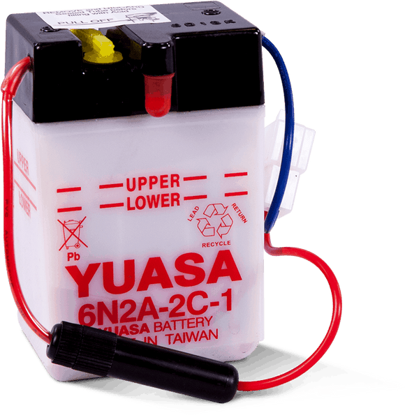 Yuasa 6N2A-2C-1 Conventional 6 Volt Battery
