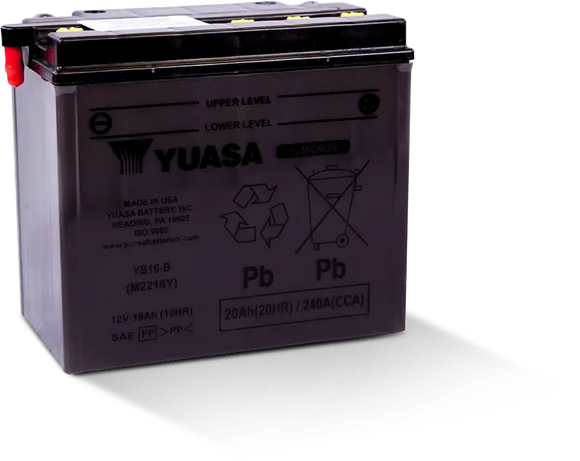 Yuasa YB16-B-CX Yumicron CX 12 Volt Battery