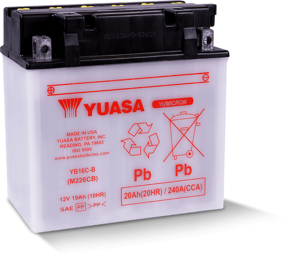 Yuasa YB16C-B Yumicron CX 12 Volt Battery