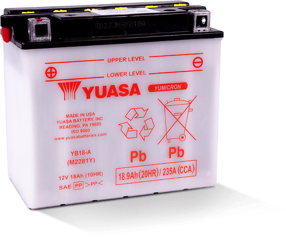Yuasa YB18-A Yumicron CX 12 Volt Battery