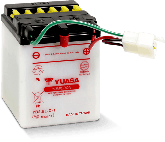 Yuasa YB2.5L-C-1 Yumicron 12 Volt Battery
