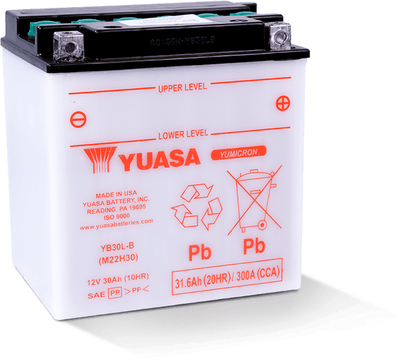 Yuasa YB30L-B Yumicron CX 12 Volt Battery