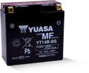Yuasa YT14B-BS Maintenance Free 12 Volt AGM Battery (Bottle Supplied)-1