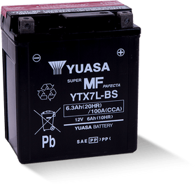 Yuasa YTX7L-BS Maintenance Free AGM 12 Volt Battery (Bottle Supplied)