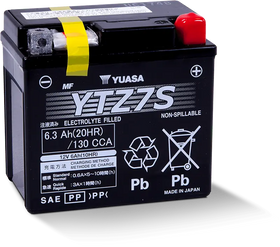 Yuasa YTZ7S Maintenance Free AGM 12 Volt Battery
