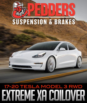 PEDDERS SUSPENSION EXTREME XA COILOVER KIT: 2017–2022 TESLA MODEL 3 RWD - 0