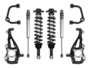 ICON 21-23 Ford F150 4WD 3.5-4.5in  Stage 1 Suspension System With Tubular Upper Control Arms