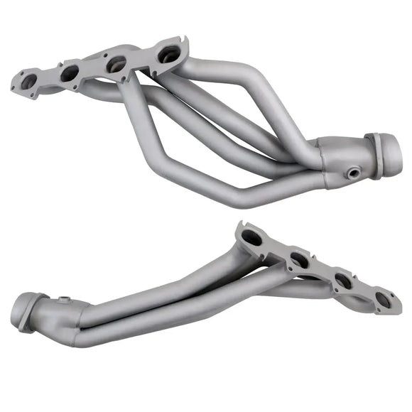 BBK 09-25 Dodge Ram 1500 5.7L Hemi 1-3/4” Titanium Ceramic Long Tube Headers and High Flow Catalytic Converters Kit