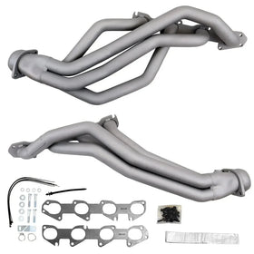 BBK 09-25 Dodge Ram 1500 5.7L Hemi 1-3/4” Titanium Ceramic Long Tube Headers and High Flow Catalytic Converters Kit