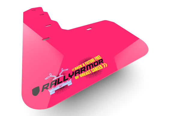 Rally Armor 22-25 Rivian R1T Pink Mud Flap BCE Logo