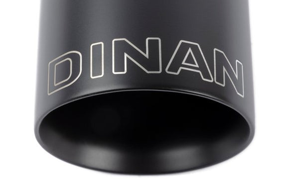 Dinan Double-Walled 4" Clamp-On Exhaust Tip (Black Ceramic)