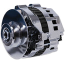 MSD DynaForce Alternator 160 Amp Chrome Straight Mount-1