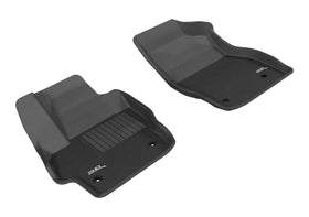 3D MAXpider 2010-2013 Mazda Mazda3 Kagu 1st & 2nd Row Floormats - Black
