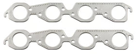 Mr. Gasket Header Gaskets - Aluminum-Layered 1965-1990 Chevrolet 396-454 Big Block with Round Ports, 2.15 Inch