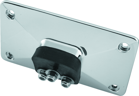 Bikers Choice 55-99 Chrome Pyramid Lisence Plate Bracket 3 Bolt Style