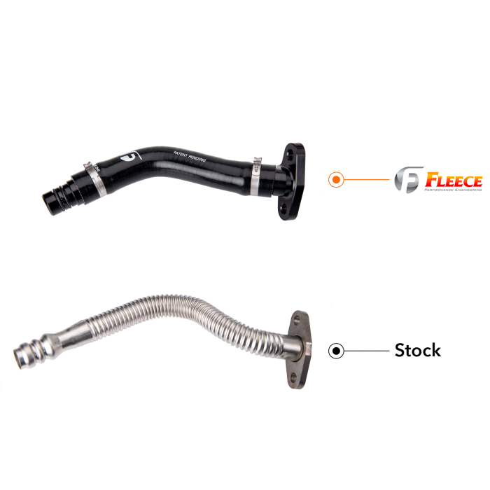 Fleece Performance 03-07 Dodge 2500/3500 5.9L Cummins Turbo Drain Tube Kit - 0