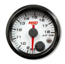 MSD 2-1/16 Standalone Wideband Air/Fuel Gauge. White Face-1