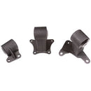 Innovative 94-97 Accord H/F Series Black Steel Mounts 75A Bushings (EX Chassis H22/F22A)-1