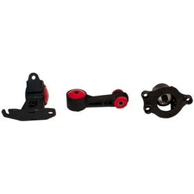 Innovative 11-15 Honda CR-Z L-Series Black Steel Mounts 95A Bushings - 0