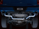 AWE 0FG Dual Split Rear Exhaust for '21+ Ford F-150 - 5" Chrome Silver Tips-10