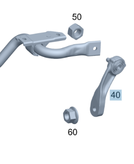 Mercedes Suspension Stabilizer Bar Link - Genuine Mercedes 2053230717