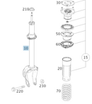 Genuine Mercedes-Benz Suspension Strut Assembly A2923230100-1