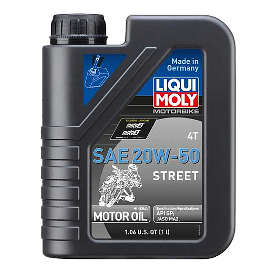 Motorbike 4T SAE 20W-50 Street 1L (CASE OF 6) LM20062