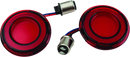 Kuryakyn Tracer L.E.D. Rear Turn Signal Insert Red Light Red Lens 1157-1
