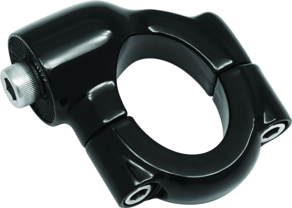 Kuryakyn Side Mount License Plate Holder Clamp Softail Models Gloss Black