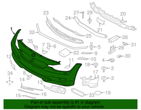 Bumper Cover - BMW (51-11-7-293-085) - 0