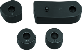 Kuryakyn Driver Floorboard Spacers 18-Up Softail Models Gloss Black