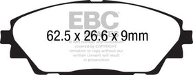 EBC 2020+ Mazda CX-30 2.5L Greenstuff Front Brake Pads - 0