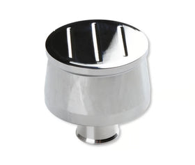 Mr. Gasket Breather Cap - Chrome Plated Aluminum with Ball Milled Top