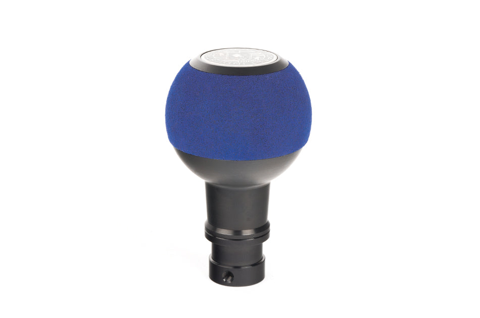 BFI Heavy Weight Shift Knob | Blue Alcantara & Black Anodized (BMW Fitment) - 0