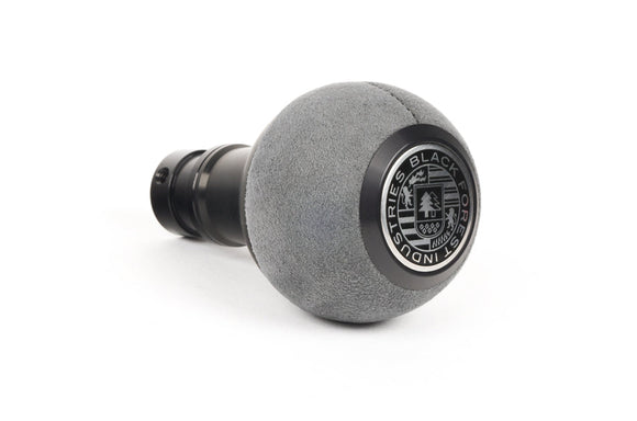 BFI GS2 Heavy Weight Shift Knob - Gray Alcantara - Black Anodized (MINI Fitment)
