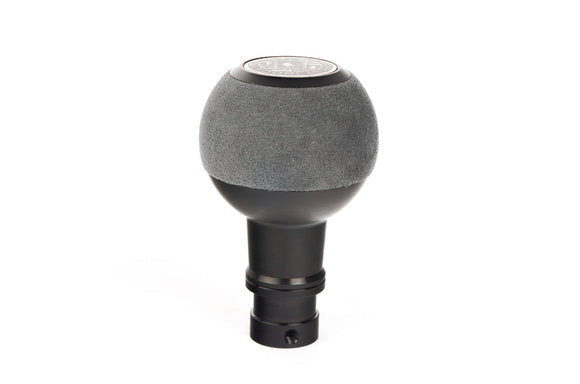 BFI GS2 Heavy Weight Shift Knob - Gray Alcantara - Black Anodized (MINI Fitment)