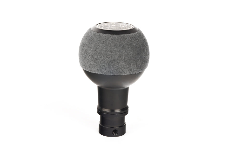 BFI GS2 Heavy Weight Shift Knob - Gray Alcantara - Black Anodized (MINI Fitment) - 0