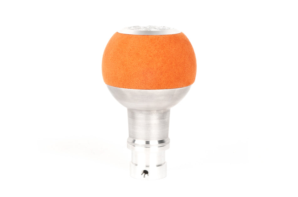 BFI GS2 Heavy Weight Shift Knob - Orange Alcantara (BMW Fitment)
