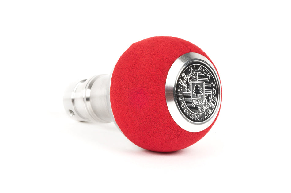 BFI GS2 Heavy Weight Shift Knob - Red Alcantara (Mini Fitment) - 0