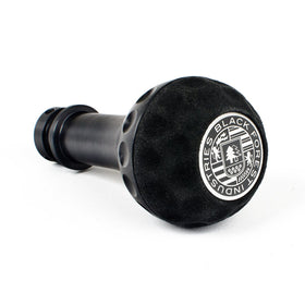 BFI Heavy Weight Shift Knob - Golf Ball - Black Alcantara (VW/Audi Fitment) - Black Anodized - 0