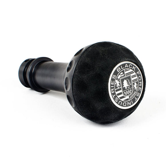 BFI Heavy Weight Shift Knob - Golf Ball - Black Alcantara (VW/Audi Fitment) - Black Anodized