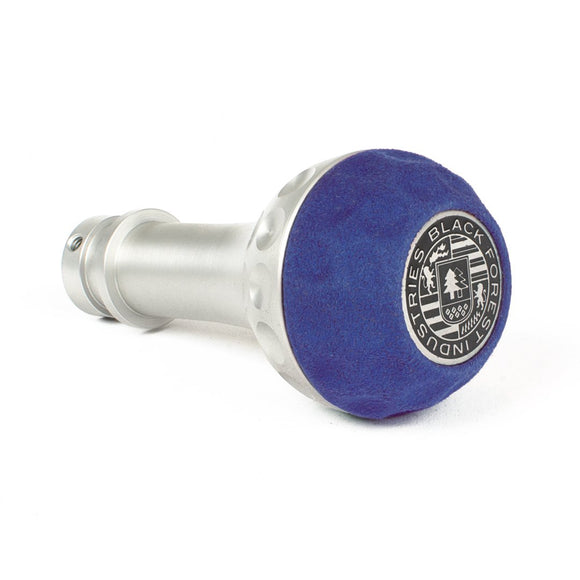 BFI Heavy Weight Shift Knob - Golf Ball - Blue Alcantara (VW/Audi Fitment)