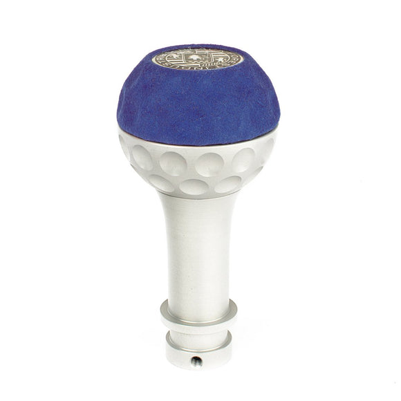 BFI Heavy Weight Shift Knob - Golf Ball - Blue Alcantara (VW/Audi Fitment)