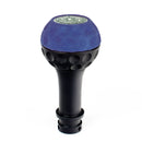 BFI Heavy Weight Shift Knob SCHWARZ - Golf Ball - Blue Alcantara (VW/Audi Fitment)-3