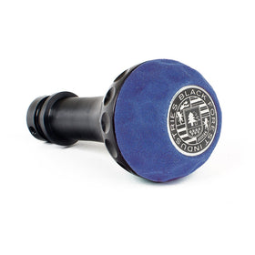 BFI Heavy Weight Shift Knob SCHWARZ - Golf Ball - Blue Alcantara (VW/Audi Fitment) - 0