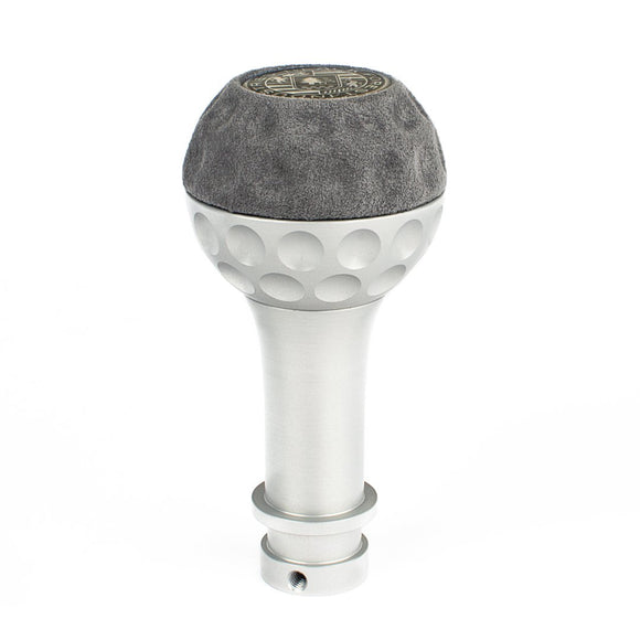 BFI Heavy Weight Shift Knob - Golf Ball - Gray Alcantara (VW/Audi Fitment)