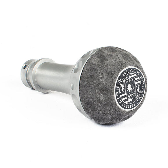 BFI Heavy Weight Shift Knob - Golf Ball - Gray Alcantara (VW/Audi Fitment)