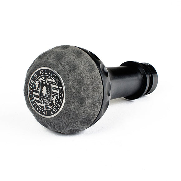 BFI Heavy Weight Shift Knob - Golf Ball - Gray Alcantara (VW/Audi Fitment) - Black Anodized